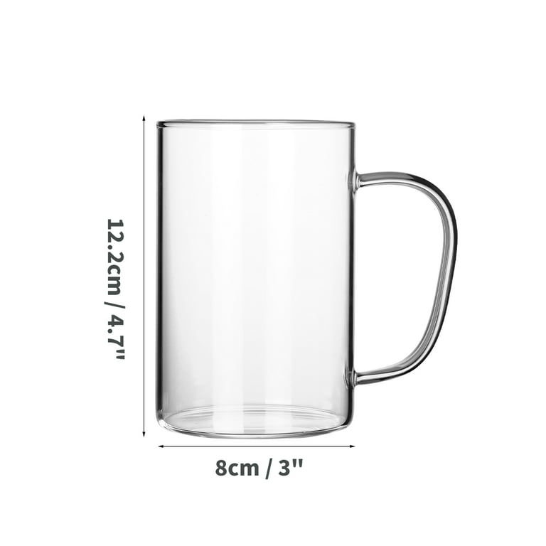 450ml Tumbler Water Glass Transparent Glass Coffee Mug With Handle And Lid  - Buy 450ml Glass Tumbler,Clear Glass Mug With Handle,Glass Coffee Mug With  Lid And H… in 2023