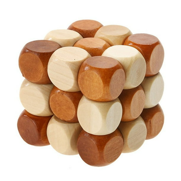Puzzle Toys Wooden Cube Puzzles Birthdays Gift for Child Adults;Puzzle