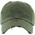 thumbnail image 3 of Kid's Vintage Distressed Dad Hat Junior Size Adjustable Baseball Cap, 3 of 4