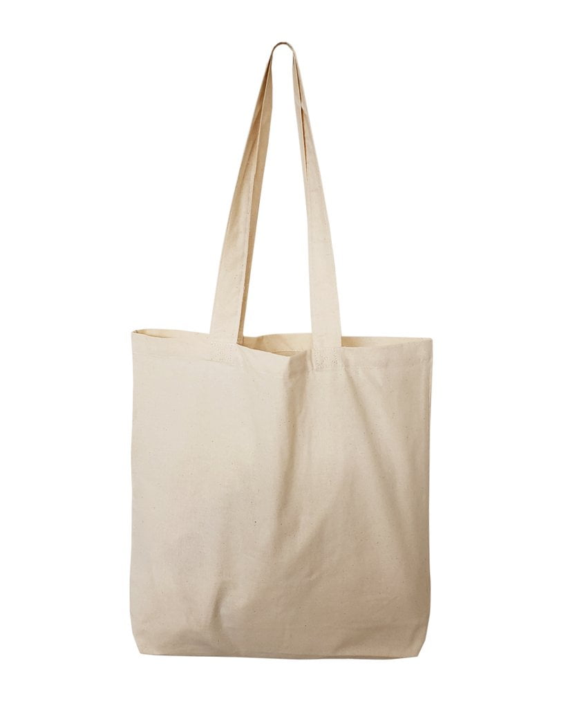 100% Natural Cotton Large Handbags Reusable Shopping Shoulder Canvas Tote Bag 