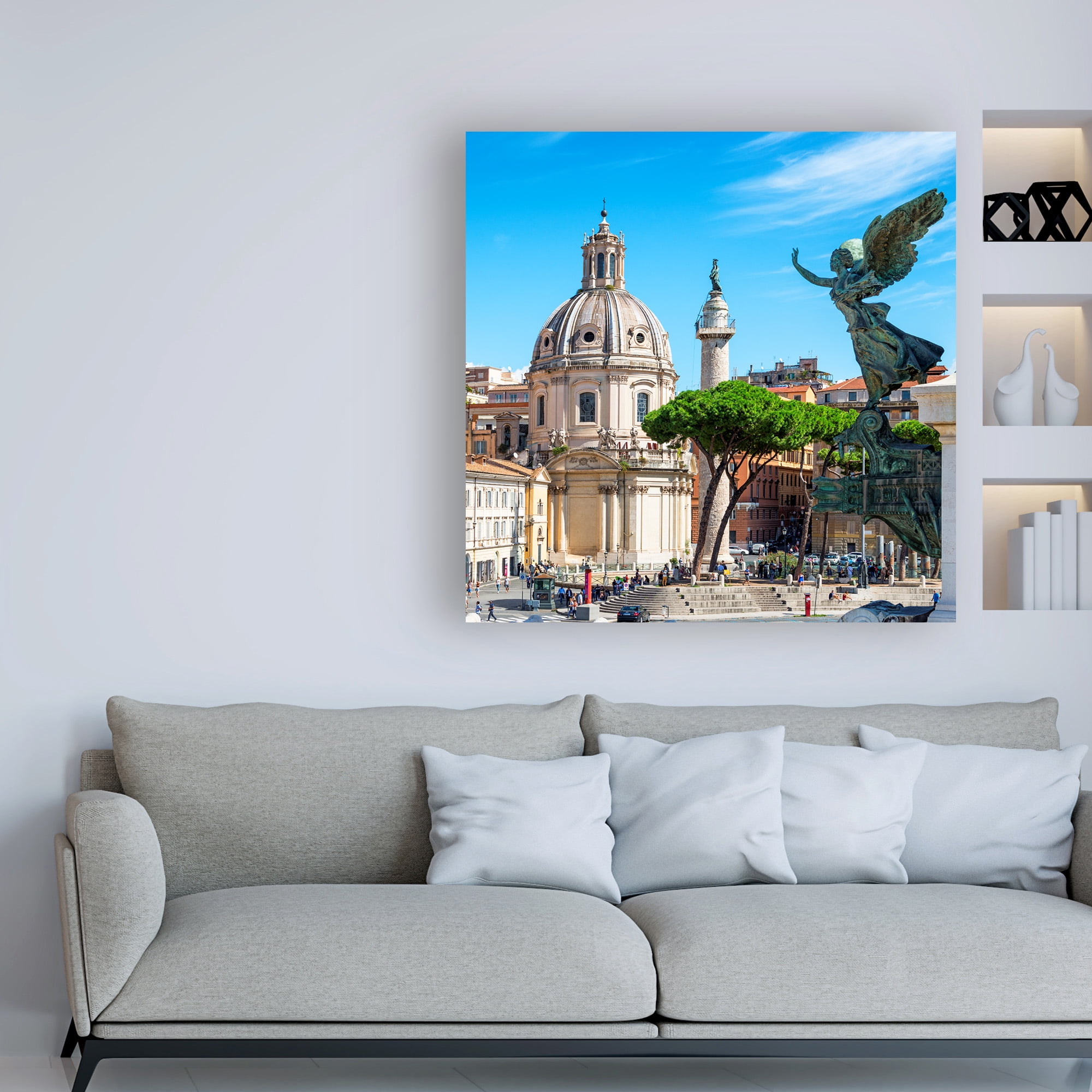 Trademark Fine Art 'Dolce Vita Rome 3 The City of the Italian Angels' Canvas Art by Philippe Hugonnard