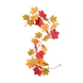 thumbnail image 2 of Yakvarog Artificial Fall Garland Maple Leaf, 39"/Piece Hanging Vines Garland Faux Autumn Foliage Garland Thanksgiving Fall Decor for Home Wedding Fireplace Party Christmas, 2 of 6