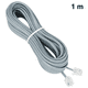 thumbnail image 2 of Cable telefónico a extensión telefónica modular macho, cable telefónico con conector RJ11 estándar y acopladores de línea., 2 of 8