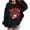 Black, variant on WOYY Toddler Girls Valentine's Day Sweatshirt Cow Print Crew Neck Graphic Pullover Tops