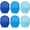 Blue, variant on 600Pcs Brown Gradient Cupcake Liners Autumn Colored Paper Baking Cup Tan Neutral Tone Standard Muffin Cupcake Wrappers for Thanksgiving Baby Bridal Shower Wedding Birthday Party Supplies
