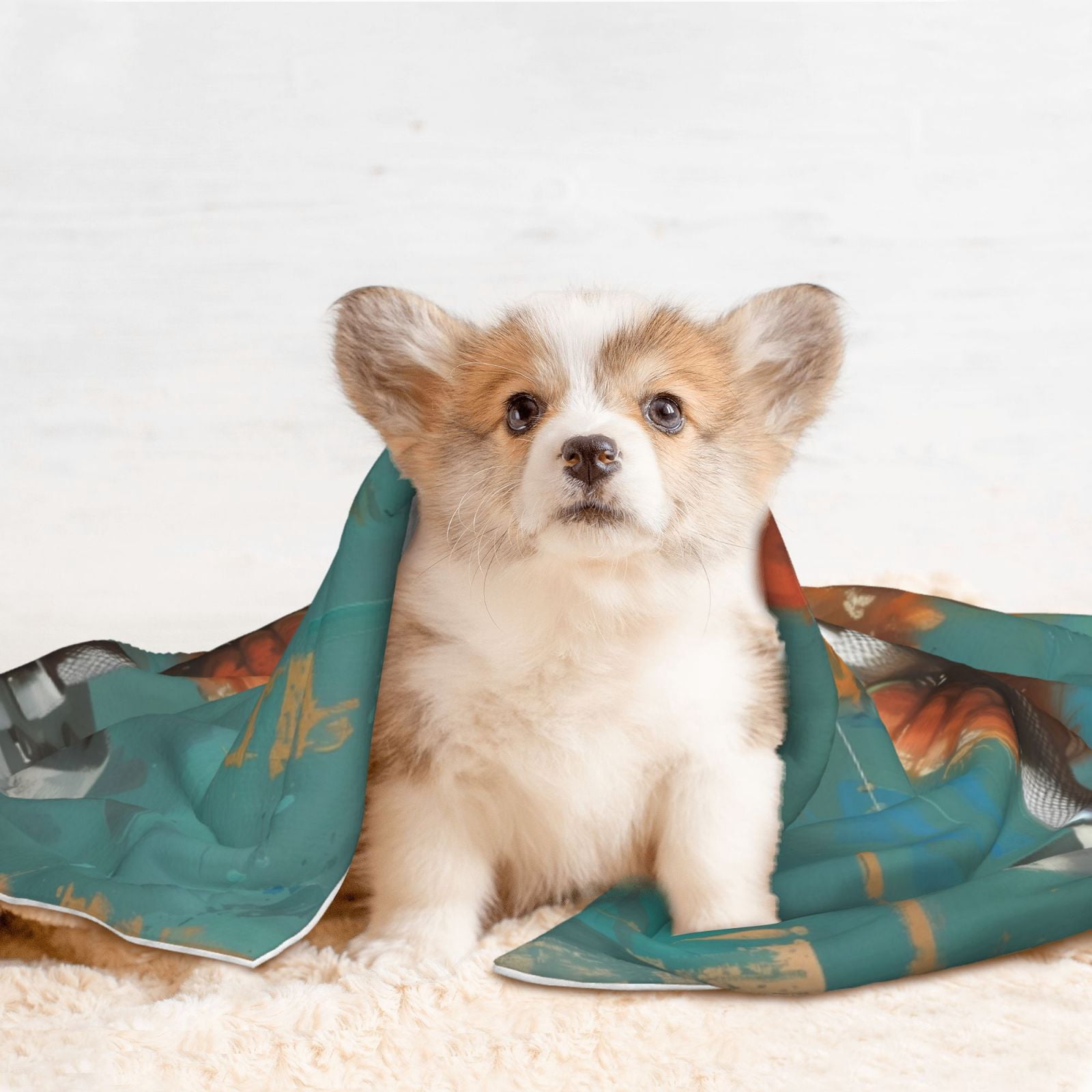Naloa Strong Kitten Lifting Weights Dog Blanket, 3 Sizes Cat Blanket for Indoor Cats Large Medium Small Dog Gifts-Large
