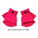 thumbnail image 5 of Qarigey 1 par de guantes sin dedos, accesorio de ropa sencillo y cómodo de Color sólido, guante de punto Convertible para niñas para invierno guantes y mitones Rosa roja Qarigey AP009852-06, 5 of 6