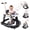 Black, variant on 5 in 1 Baby Walker for Boys Girls,Foldable,Music,Light,Jumper,Rocking,Push,Height Adjustable Training Activity for Babies Infant 6-18 Months,Pink