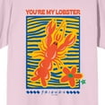 thumbnail image 2 of Friends TV You're My Lobster Crew Neck Short Sleeve Cradle Pink Women's T-shirt, 2 of 2