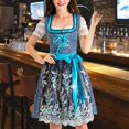 thumbnail image 3 of Dirndl Robe Traditionnelle Allemande Oktoberfest Costumes pour Femmes, 3 of 7