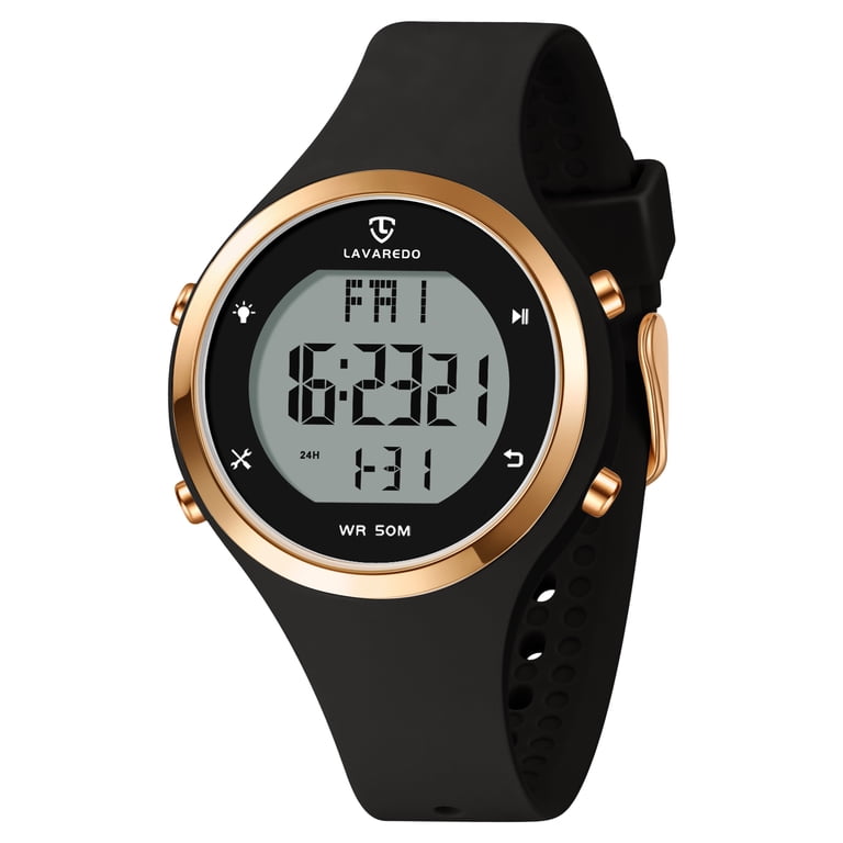 Bomieux Women's Digital Sport Watch Black photo 1