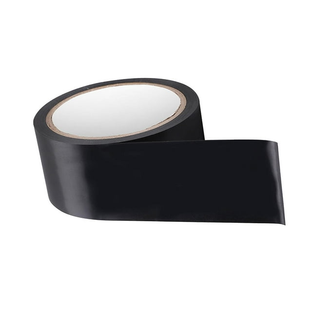Cinta de Advertencia Área de Identificación de Cinta de PVC Impermeable, Etiqueta de Advertencia de Rollo de Cinta de Precaución Impermeable para Esca Negro 60mm
