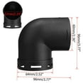 thumbnail image 3 of SharkTRUE 60mm Heater AirVent Outlet Ducting Pipes Connector For Webasto Diesel, 3 of 8