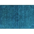 thumbnail image 1 of Ahgly Company Indoor Rectangle Oriental Light Blue Industrial Area Rugs, 2' x 4', 1 of 4