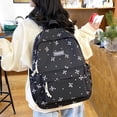 thumbnail image 6 of CoreLiving Women's Preppy Bow Backpack, 16.5 Inch Casual Laptop Bag for Work Travel, Aesthetic Daypack Hiking Rucksack Shoulder Bookbag, Black, 6 of 6