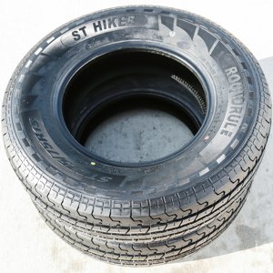 Roundrule Set of 4 Roundrule ST Hikee Semi-Steel ST225/75R15 225/75R15 117/112L E 10 Ply Trailer Tires Sansujyuku sansujyuku.com
