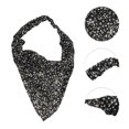 thumbnail image 3 of Unique Bargains 1 Pc Ditsy Floral Elastic Headwrap for Women Black, 3 of 6