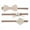 Beige, variant on Rucky Summer On Clothes 3Pcs Kids Infant Baby Girls Bow Knot Hairband Hair Accessories Set Barrettes