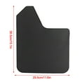 thumbnail image 3 of Guards 4Pcs Universal Mudguard Cover Mud Flap Guards Fenders Fit for   MF12BASBLK, 3 of 8