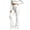 White, variant on LMIHMI Womens Flare Leggings with Pockets Drawstring High Waist Bootcut Yoga Pants Stretch Bell Bottoms(White,X-Large)