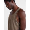 thumbnail image 4 of Athletic Works Men's Tonal Stripe Jersey Gym Tank Top, Sizes XS-4XLT, 4 of 5