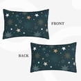 thumbnail image 2 of Naloa Christmas Snowflake Pillowcase, Throw Pillowcase, Wrinkle-Free, Stain-Resistant with Hidden Zipper for Bedroom Sofa-20"x30", 2 of 6