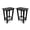 2 Pcs Bar Chair without Backrest, variant on Innovaze HDPE Outdoor Bar Table, Weather Resistant, for Patio, Poolside, Garden, Yard, Balcony (Navy Blue)