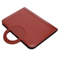 thumbnail image 1 of Carpeta de cuero PU A4, carpeta de almacenamiento portátil multifuncional para negocios, con cremallera, 1 of 5