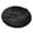 black, variant on yuksok Area Rug, 12inch Diameter Circle Shaggy Washable Carpet for Dorm Princess Castle white