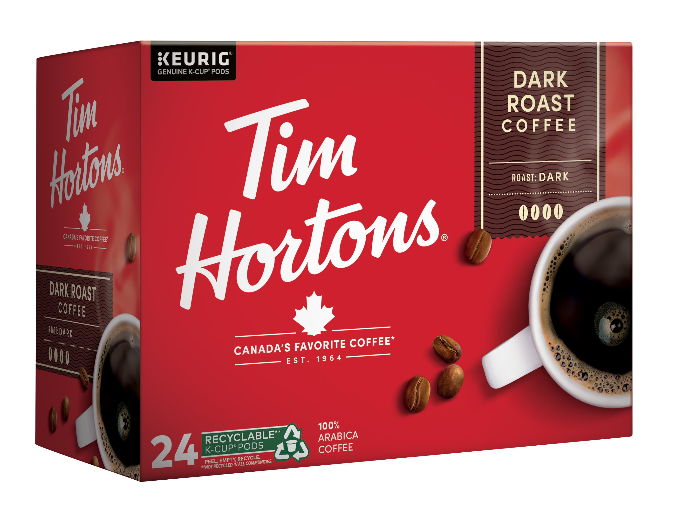 Tim Hortons DARK Keurig Coffee K-cups YOU PICK THE SIZE