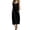 Black#18, variant on Cotton Beach Dresses for Women Sleeveless Collared V Neck Midi Dress Button Up Colorblock Pockets Summer Vacation Sundress White,XXL