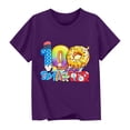 thumbnail image 3 of UQJfacai 100 Days of School Shirt Girls Kids Cute 100th Day of School T-Shirts Toddler Back to School Graphic Tees 2-14 Years, 3 of 5