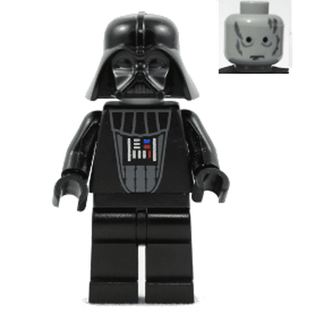 LEGO Star Wars Darth Vader Ep.3 without Cape Minifigure - Walmart.com ...