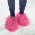 thumbnail image 1 of Factory Price New Designer Real Tan Sheep Fur Women Slides Slippers For Season With Customized Color, 1 of 6
