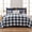Navy, variant on Levtex Home - Camden Bedspread Set - King Bedspread + Two King Pillow Shams - Buffalo Check in Black and Cream - Bedpsread Size (120 x 118 in.) and Pillow Sham Size (36 x 20 in. )