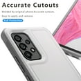 thumbnail image 4 of AggXpf for Samsung Galaxy A53 5G Case, Dual Layer Protective Heavy Duty Cell Phone Cover, Galaxy A53 5G Protective Cover, Shockproof Rugged Phone Case, Gray, 4 of 7