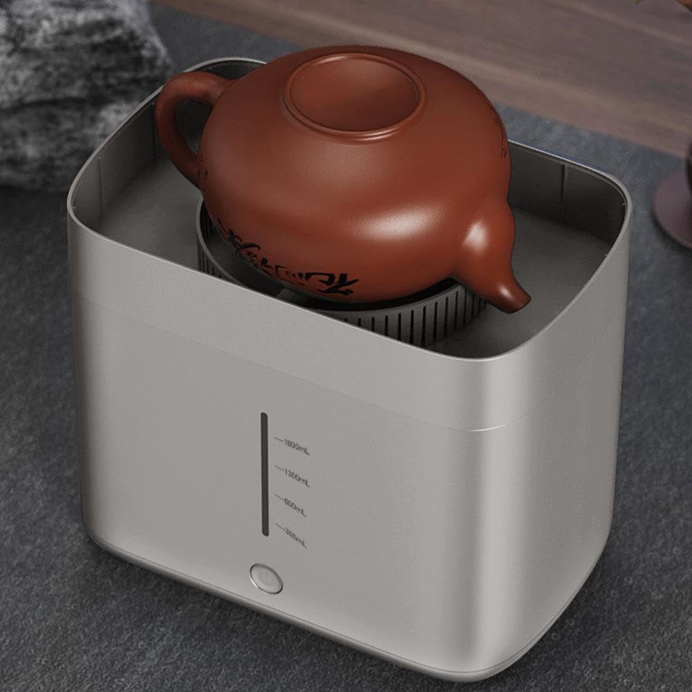 Electric Glass Rinser Tea Cup Washer | Desktop Automatic Cup Washing Machine with 1.6L Water Tank | High Pressure Jets for 3-10cm Diameter Cups | Portable Bottle Washer for Home, Bar & Coffee Shop