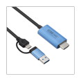 thumbnail image 3 of Cable adaptador de teléfono a TV, tipo C/USB a compatible, convertidor 1080P a compatible., 3 of 6