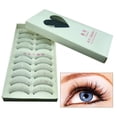thumbnail image 2 of 10 Pairs Natural Fashion Eyelashes Eye Makeup Long False Lashes Sparse, 2 of 5