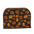 thumbnail image 6 of Toaster Covers 2 Slice, pumpkins halloween bat print Waterproof Bread Machine Cover Fits for Standard 2 Slice Toasters, Home Decor Toaster Protection with Hanging Rope, 6 of 7
