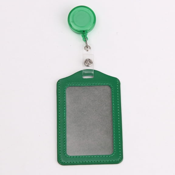 Meiiso Vertical Id Card Holder with Retractable Badge Type A, and Cover with Horizontal Cover Retractable Holders Certificate Chest Holder Badge Card Card Id 1 Retractable Buckle Stationery