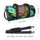 thumbnail image 2 of Fotbe Hippie Style Bolsa Deportiva de Lona Plegable con Estampado, Bolsa de Gimnasio con Bolsillo Seco/Húmedo, Bolsa de Viaje Ultraligera de Gran Capacidad, 2 of 6