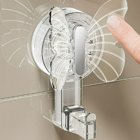 

Bathroom Punch-free Coat And Hat Plastic Wall-mounted Bathroom Traceless Strong Suction Cup Hook Wall Strong Towel Hook Removable Hook