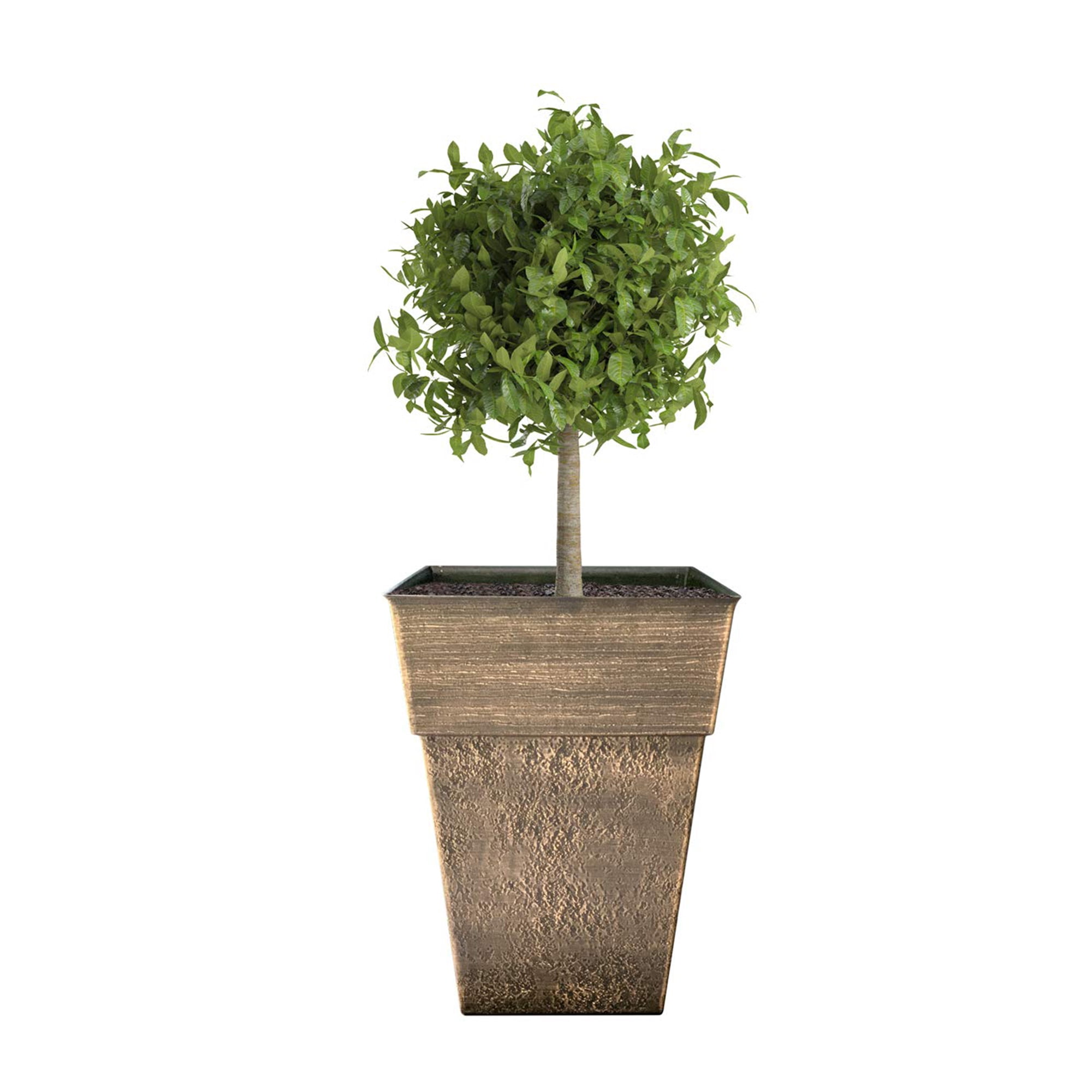 The HC Companies Avino 13 Inch Square Planter Pot (4 Pack)