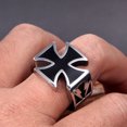 thumbnail image 3 of Sonducket Anillo de moda para hombre, acero Vintage, estilo Punk único, bandas de boda de varios tamaños, patrón eléctrico, accesorios de Ropa, zapatos y accesorios Miscelánea Tamaño7, 3 of 6