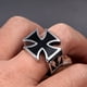 thumbnail image 2 of Sonducket Anillo de moda para hombre, acero Vintage, estilo Punk único, bandas de boda de varios tamaños, patrón eléctrico, accesorios de Ropa, zapatos y accesorios Miscelánea Talla 13, 2 of 6