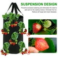 thumbnail image 5 of ZOELNIC Strawberry Planting Pot Container Plant Grow Bags Home Hanging Strawberry Planter Growing Bags Reusable Non-woven Fabric Green, 5 of 11
