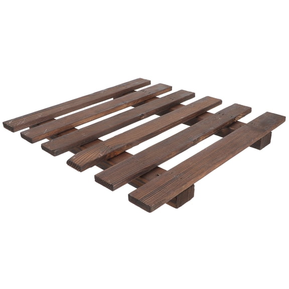 WRITWAA Wall Planter Ladder Wooden Holder Set, Coffee Color, Indoor and Outdoor Decorative Plant Stand
