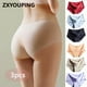 thumbnail image 2 of ZXYOUPING 3pcs Mujeres Bragas Sin Costuras De Seda De Hielo Rastro Ropa Interior De Cintura Media Color Caramelo Algodón Entrepierna Lencería M-XXLpangjing, 2 of 4