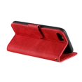 thumbnail image 3 of For iPhone 16e Leather Case Splicing Stitching Wallet Phone Cover with Wrist Strap - Grey, 3 of 5